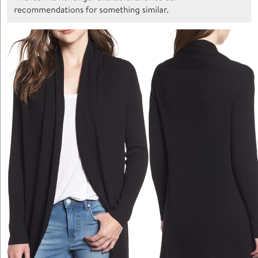 Leith shawl cocoon cardigan